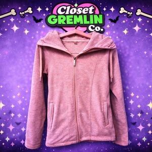 Roxy Blush Pink Zip-Up Hoodie